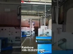 1000 كجم / ساعة آلة غير منسوجة Airlaid ، خط إنتاج إبرة اللكم الرديئة