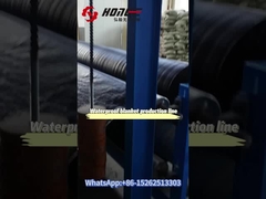 ما هي عملية عمل خط إنتاج غطاء الطين الجيوستيتيكي؟