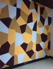 125 - 4000 هرتز بيت شعر لوحات الحائط الصوتية لغرفة متعددة الوظائف عازل للصوت