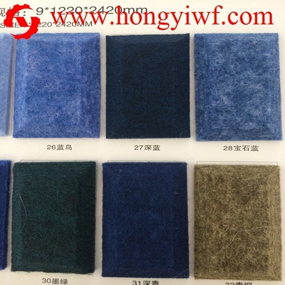 شعرت HongYi-2 سنة الضمان عزل الصوت الألواح الصوتية ماكينة / آلة اللكم غير المنسوجة الإبرة